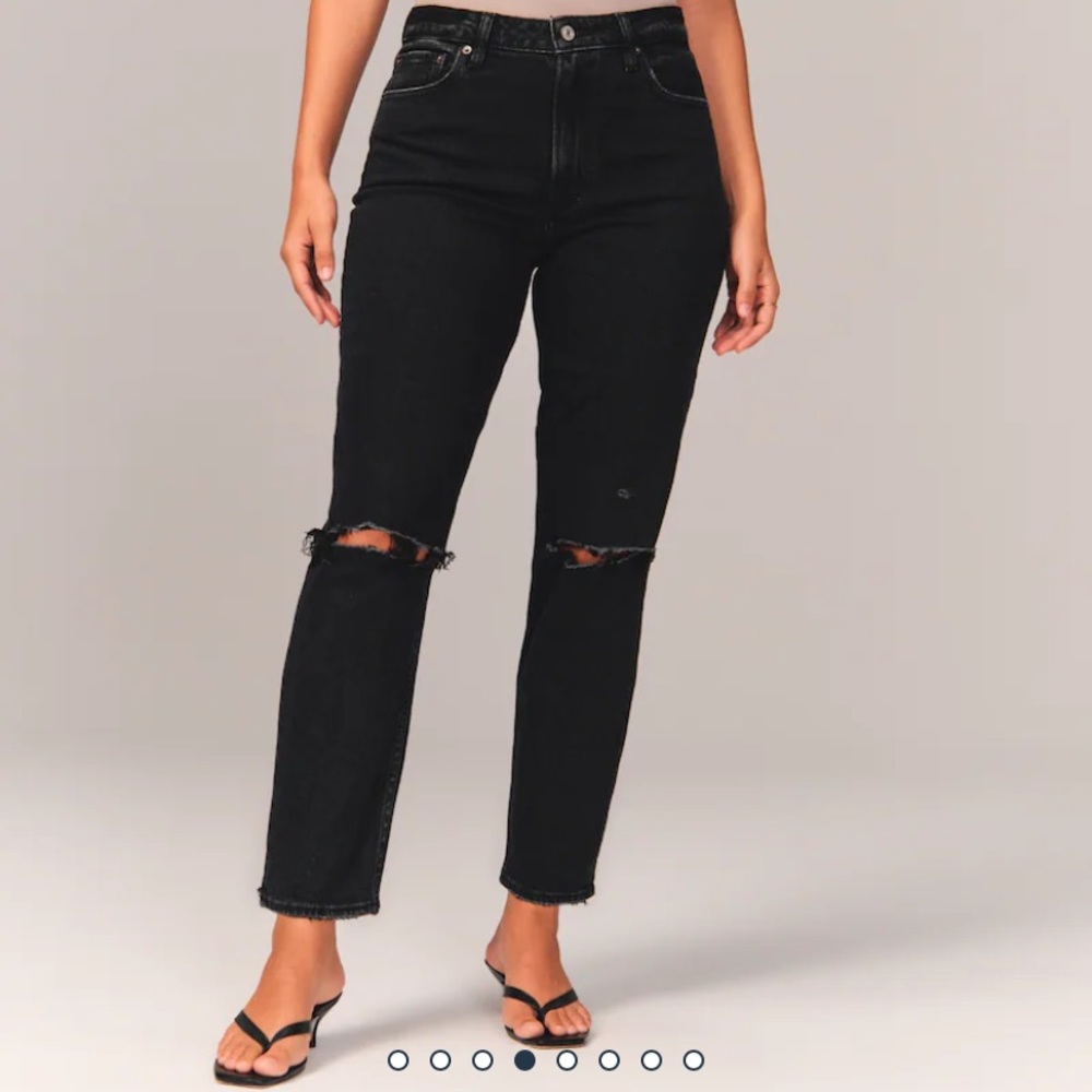 Abercrombie High Rise Mom Jean Curve Love